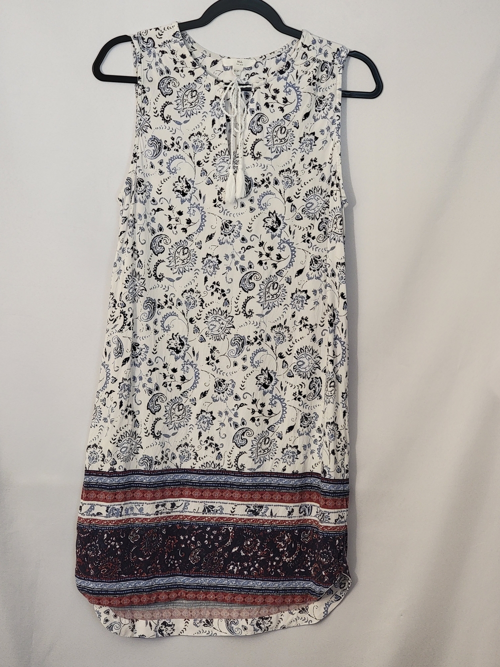 BLL New York Sleeveless Paisley Midi Dress Size S/P